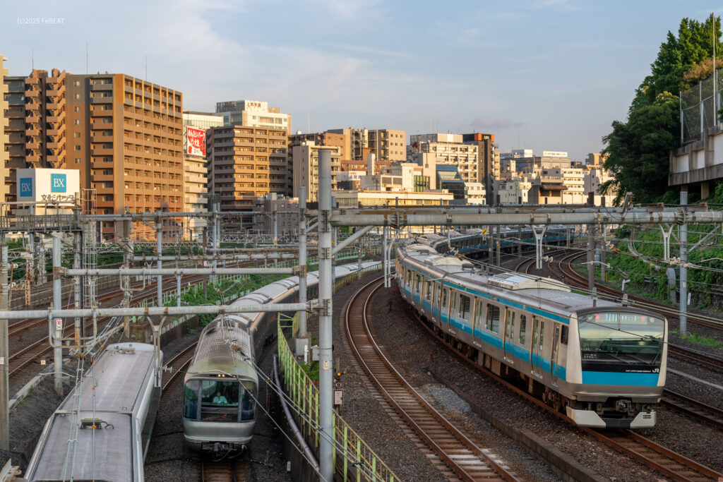 カシオペア紀行最後の乗客を下ろし推進運転で尾久へと帰るE26系