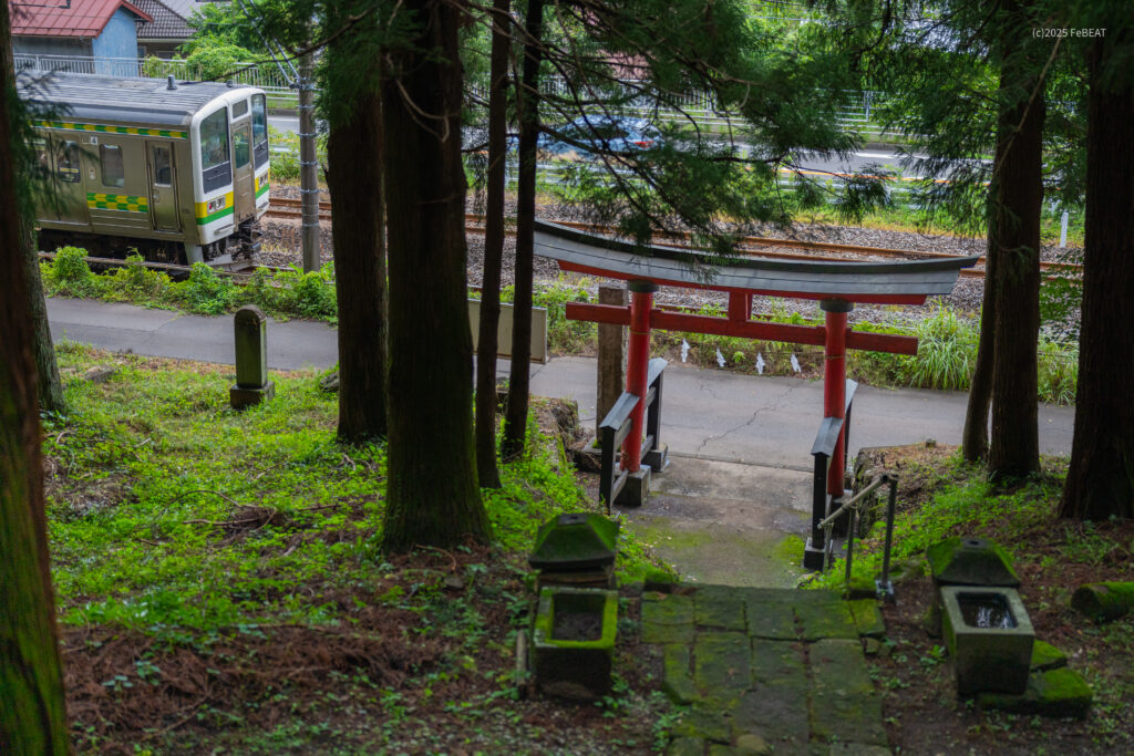 信越本線を横川から西松井田へと走る211系