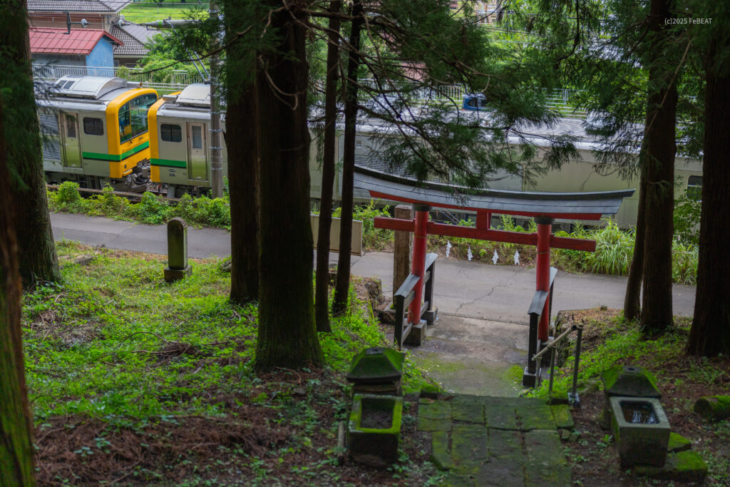 信越本線を横川から西松井田へと走るGV-E197系気動車