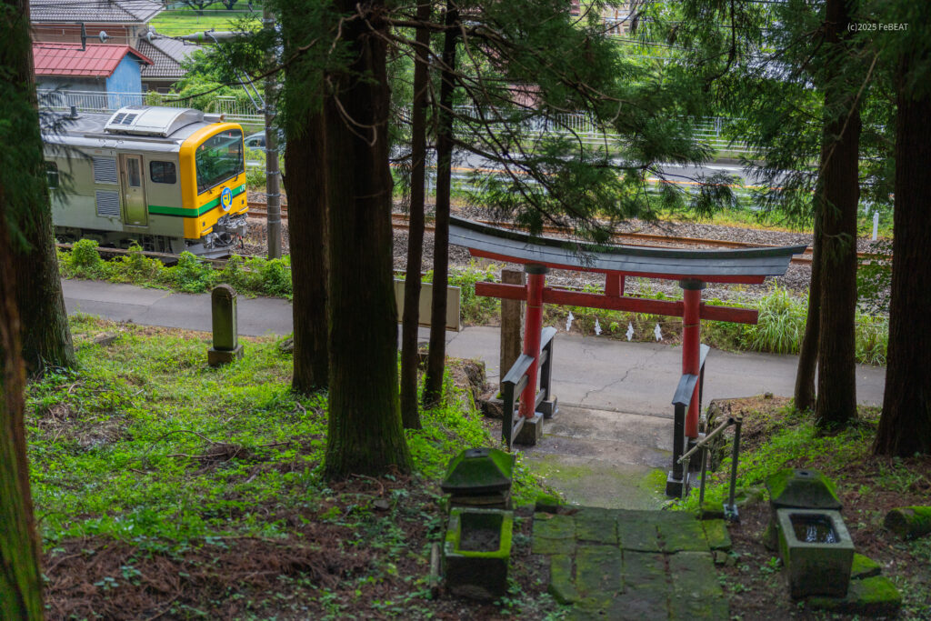 信越本線を横川から西松井田へと走るGV-E197系気動車