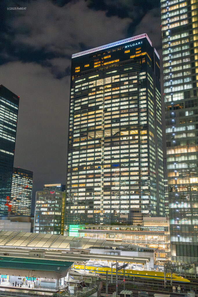 東海道新幹線を東京駅から大井車両基地へと走る923形「ドクターイエロー」