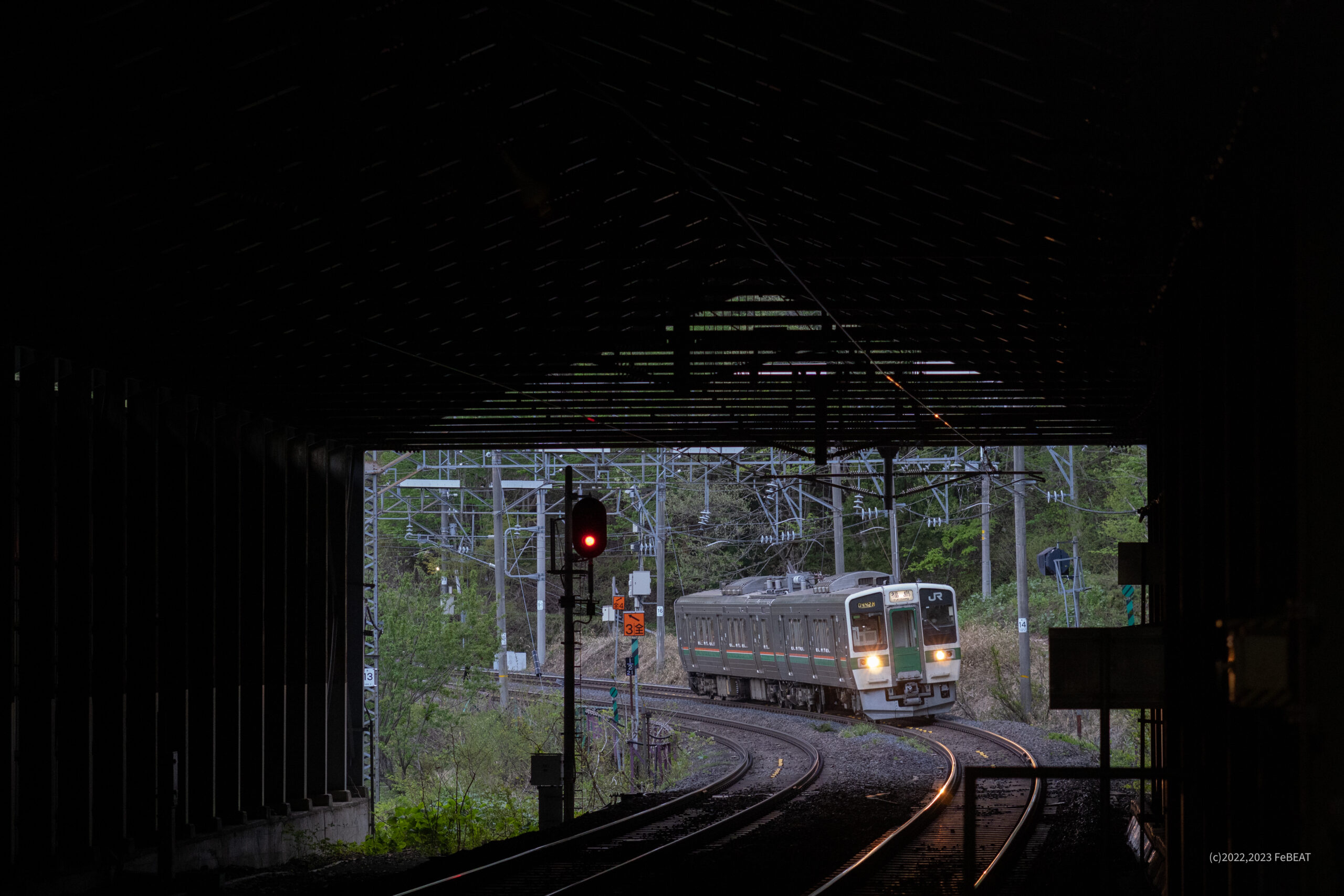 奥羽本線 春の風景 – 板谷駅｜いろどりの鉄道風景集 | いろどりの鉄道風景写真集