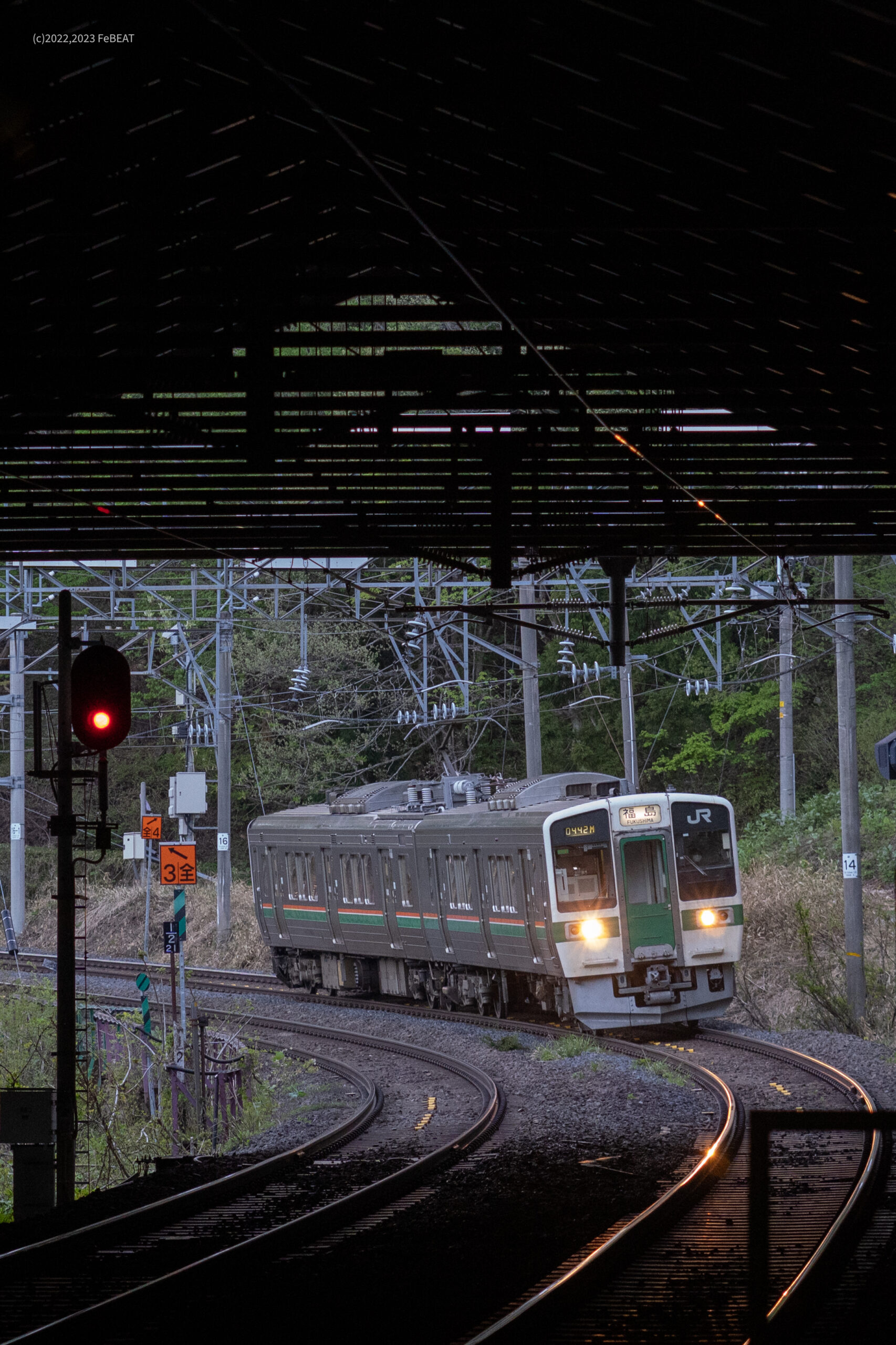 奥羽本線 春の風景 – 板谷駅｜いろどりの鉄道風景集 | いろどりの鉄道風景写真集